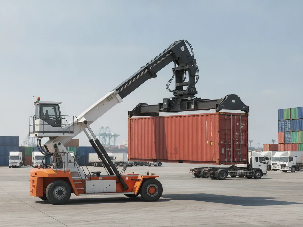 Containertransport in uitvoering door Transportbedrijf.nl