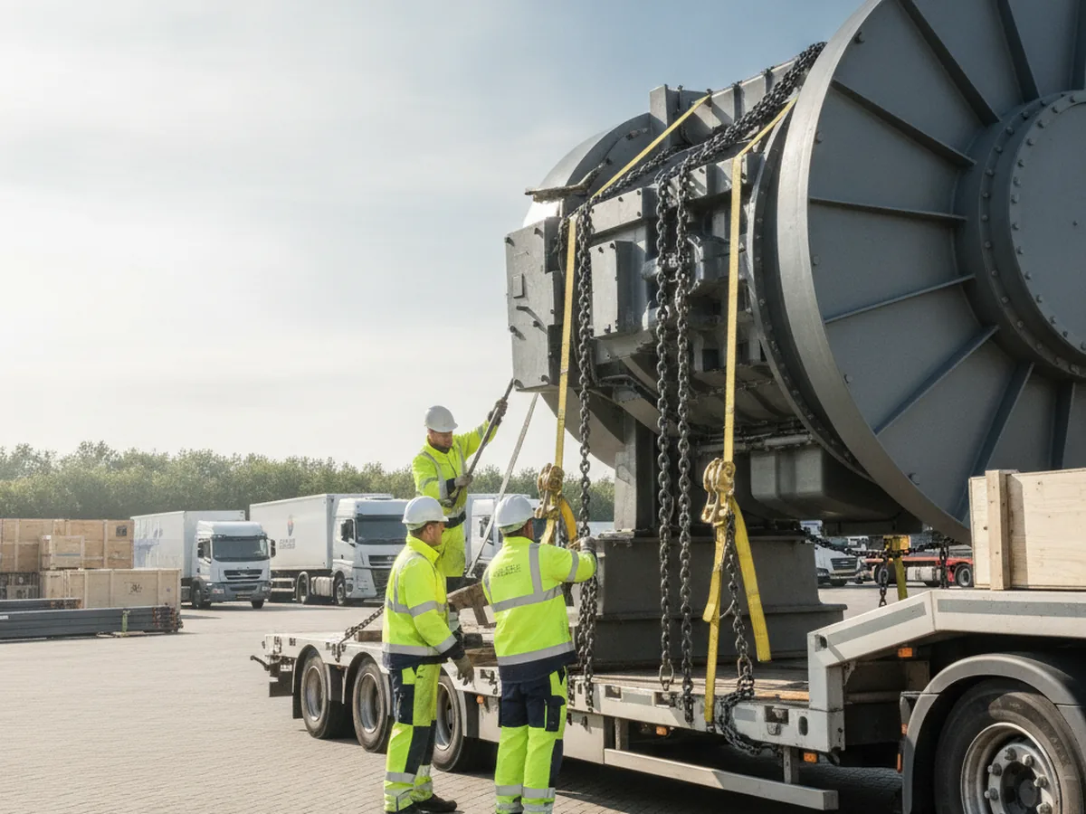 Exceptioneel transport in uitvoering door Transportbedrijf.nl